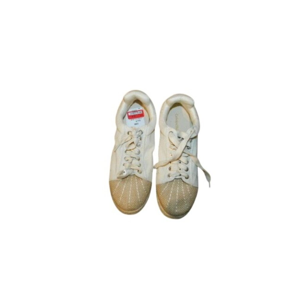 Catherine Malandrino Size 9 Canvas Lace Up Espadrille Style Flats Shoes NWT - Picture 2 of 3